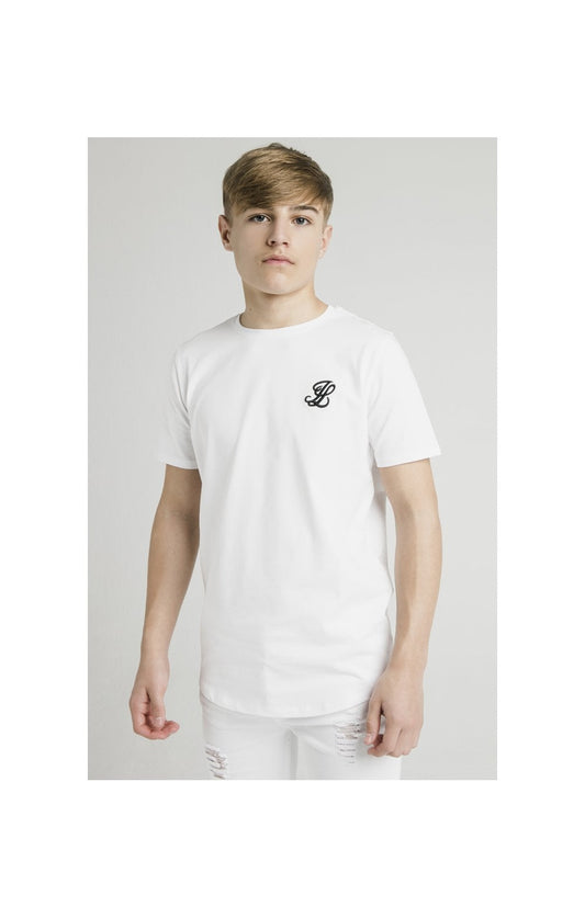 Illusive London T-Shirt Runder Saum - Weiß