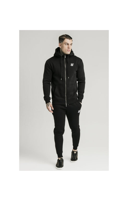 Schwarzer Essential Muscle Fit Jogger