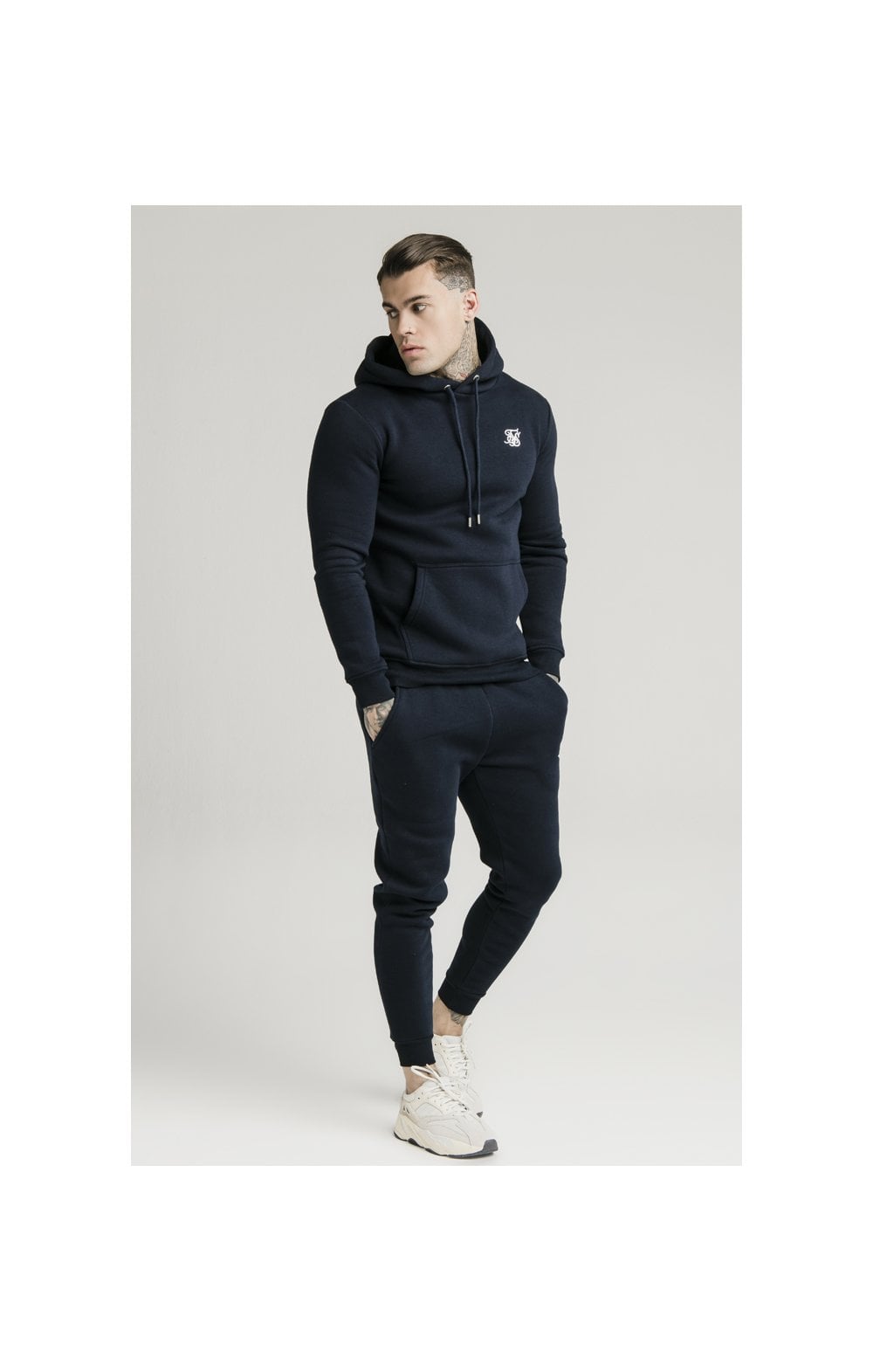 Navy Muscle Fit Jogger (4)