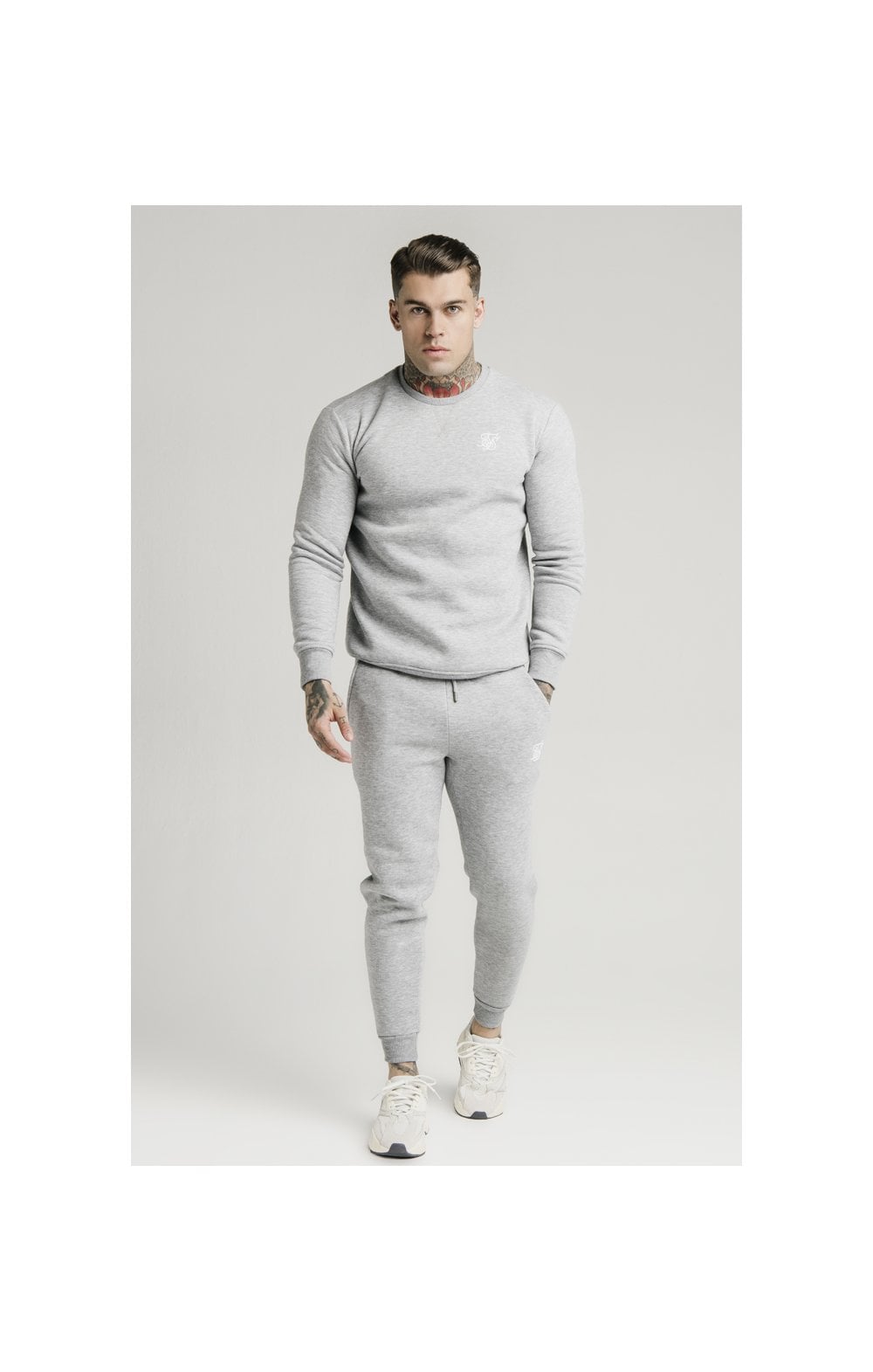 Grey Muscle Fit Jogger (3)