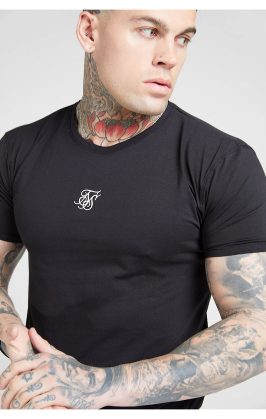 SikSilk Hemd Comfort - Schwarz und Grau (2Er - Set) - 1 T-Shirt Grau und 1 T-Shirt Schwarz