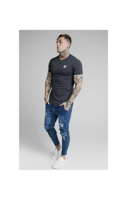 Navy Essential Muscle Fit T-Shirt