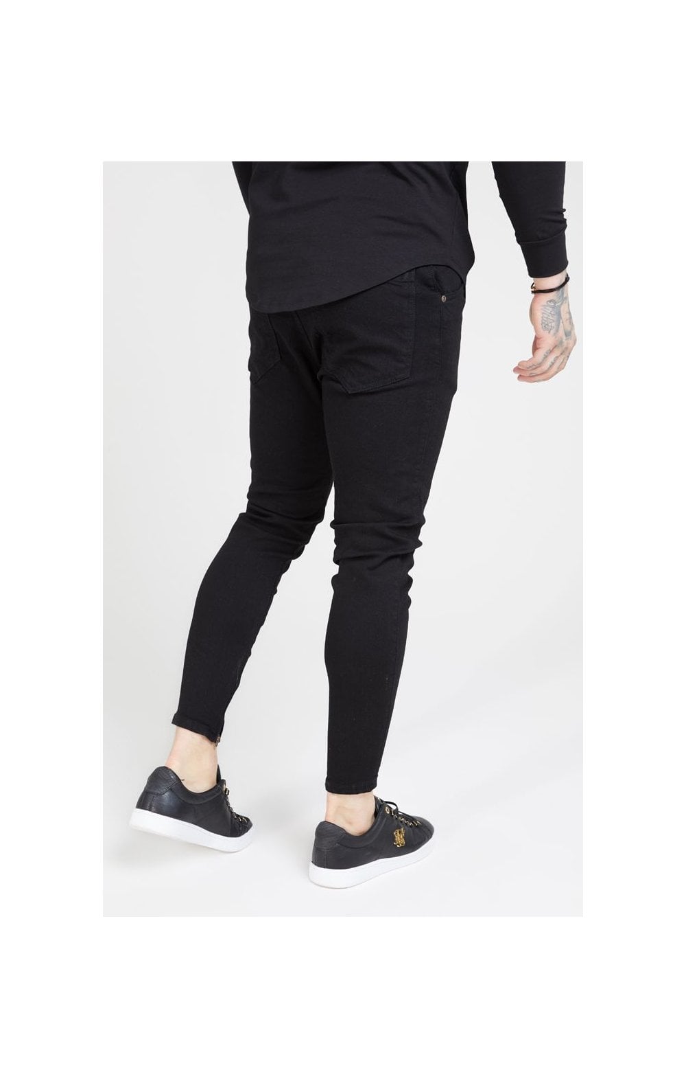 Black Essential Drop Crotch Jean (1)