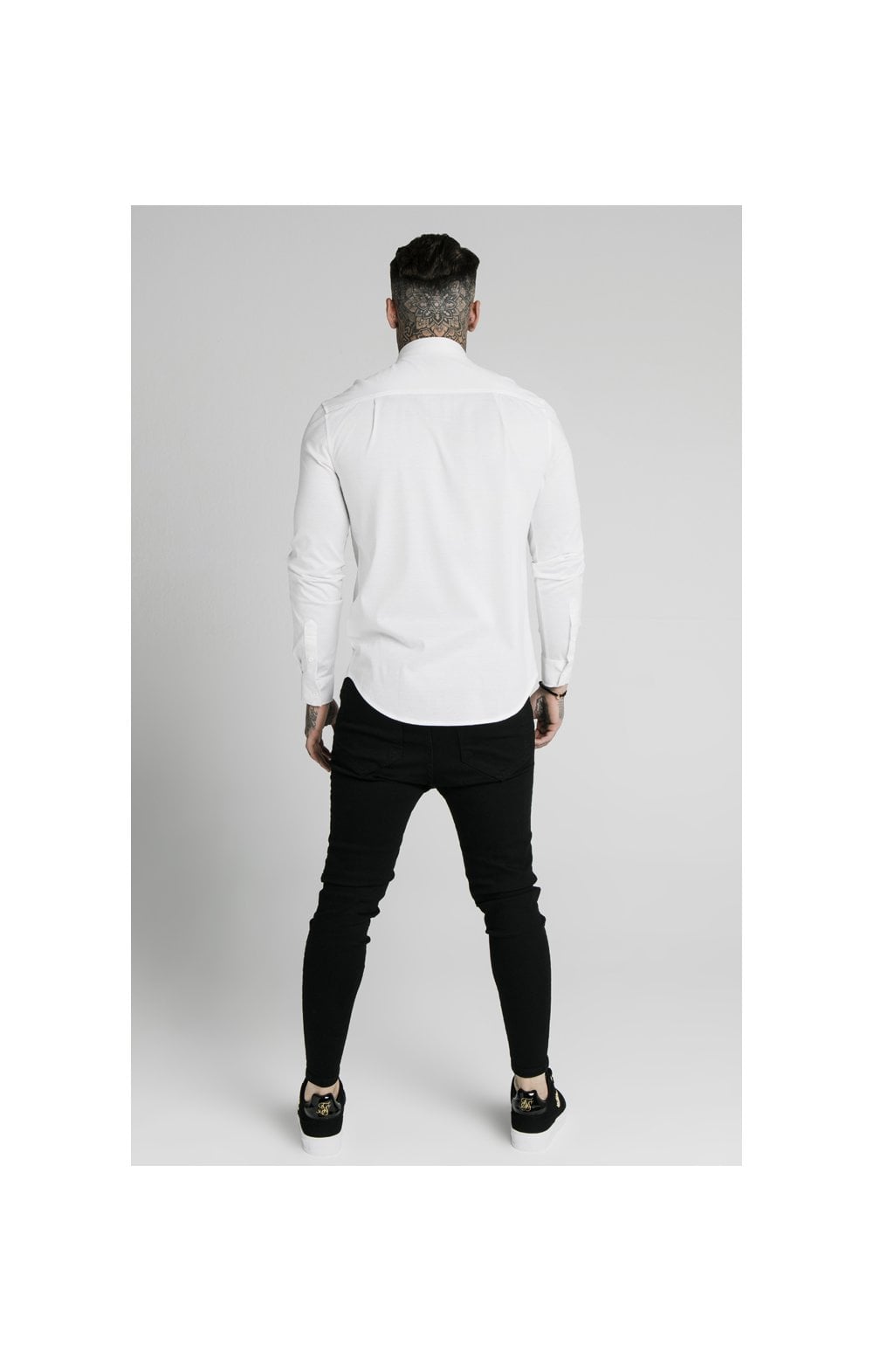 SikSilk L/S Cotton Shirt - White (5)