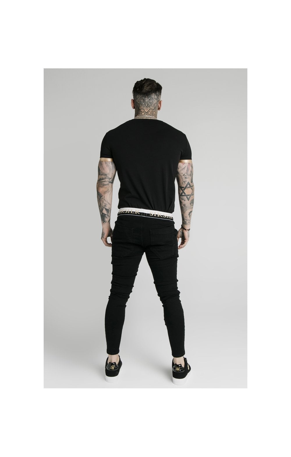 SikSilk Deluxe Low Rise Jeans - Black (4)