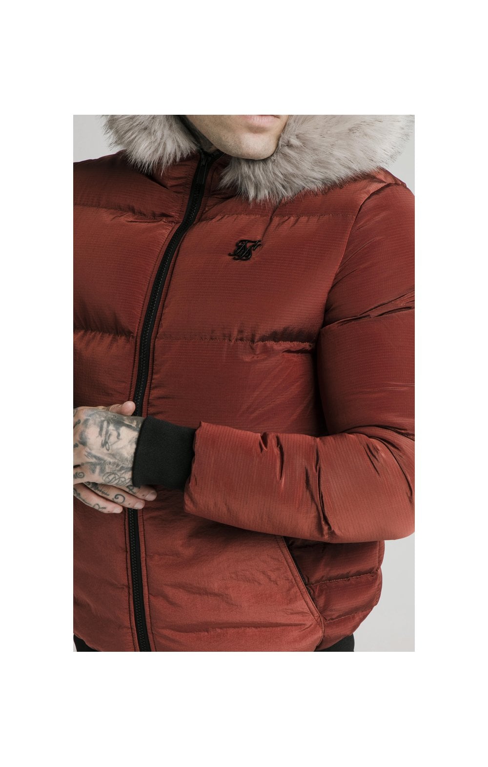 SikSilk Rip Stop Distance Jacket - Red (1)