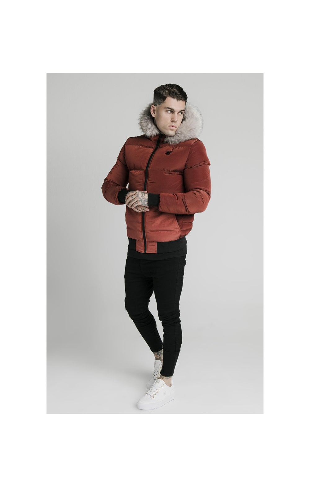 SikSilk Rip Stop Distance Jacket - Red (2)