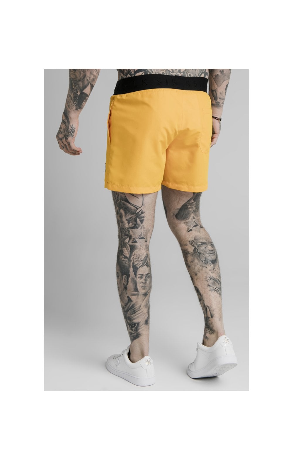 SikSilk Standard Swim Shorts - Yellow (1)