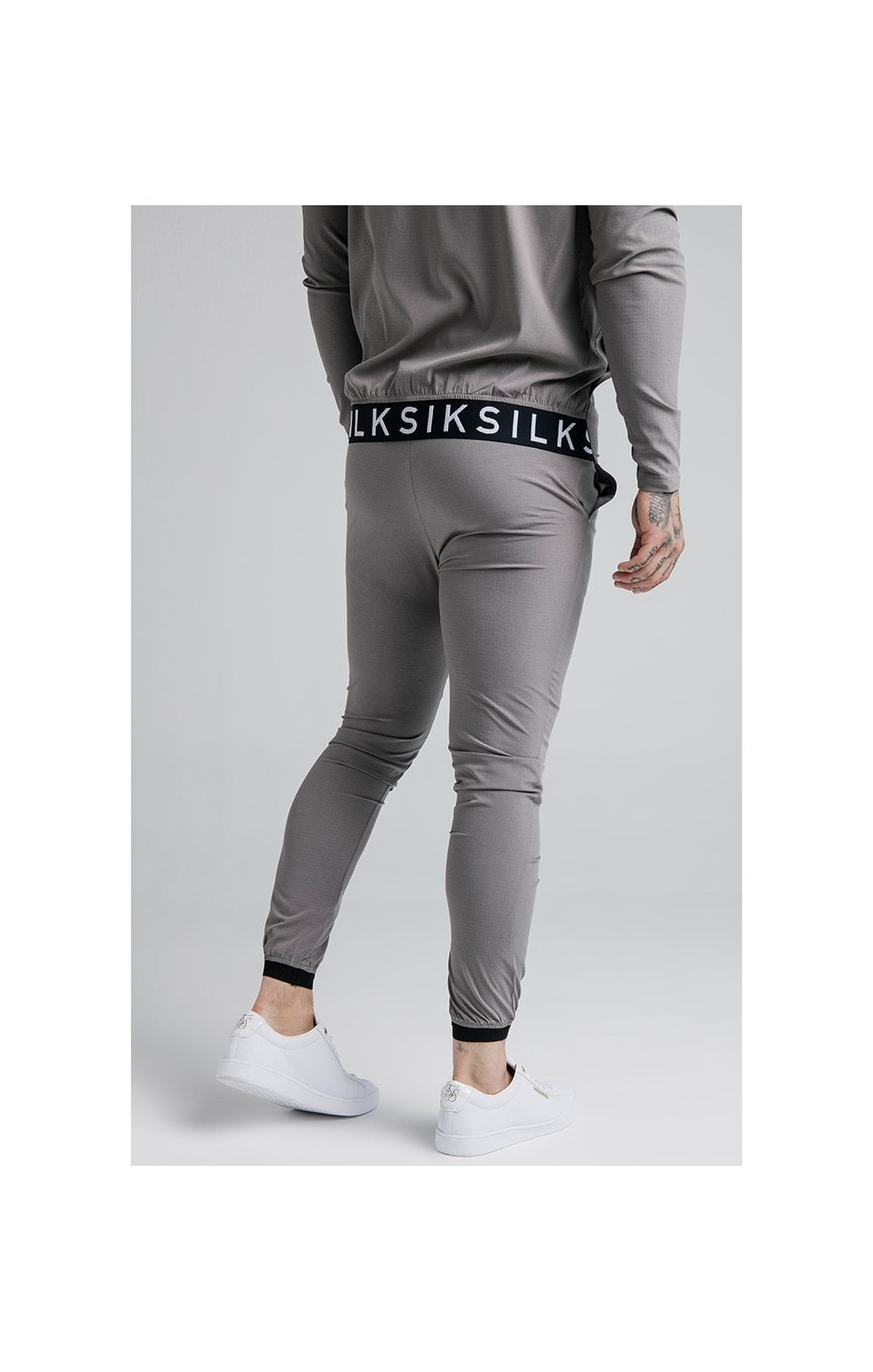 SikSilk Agility Poly Ripstop Track Pants - Grey (2)
