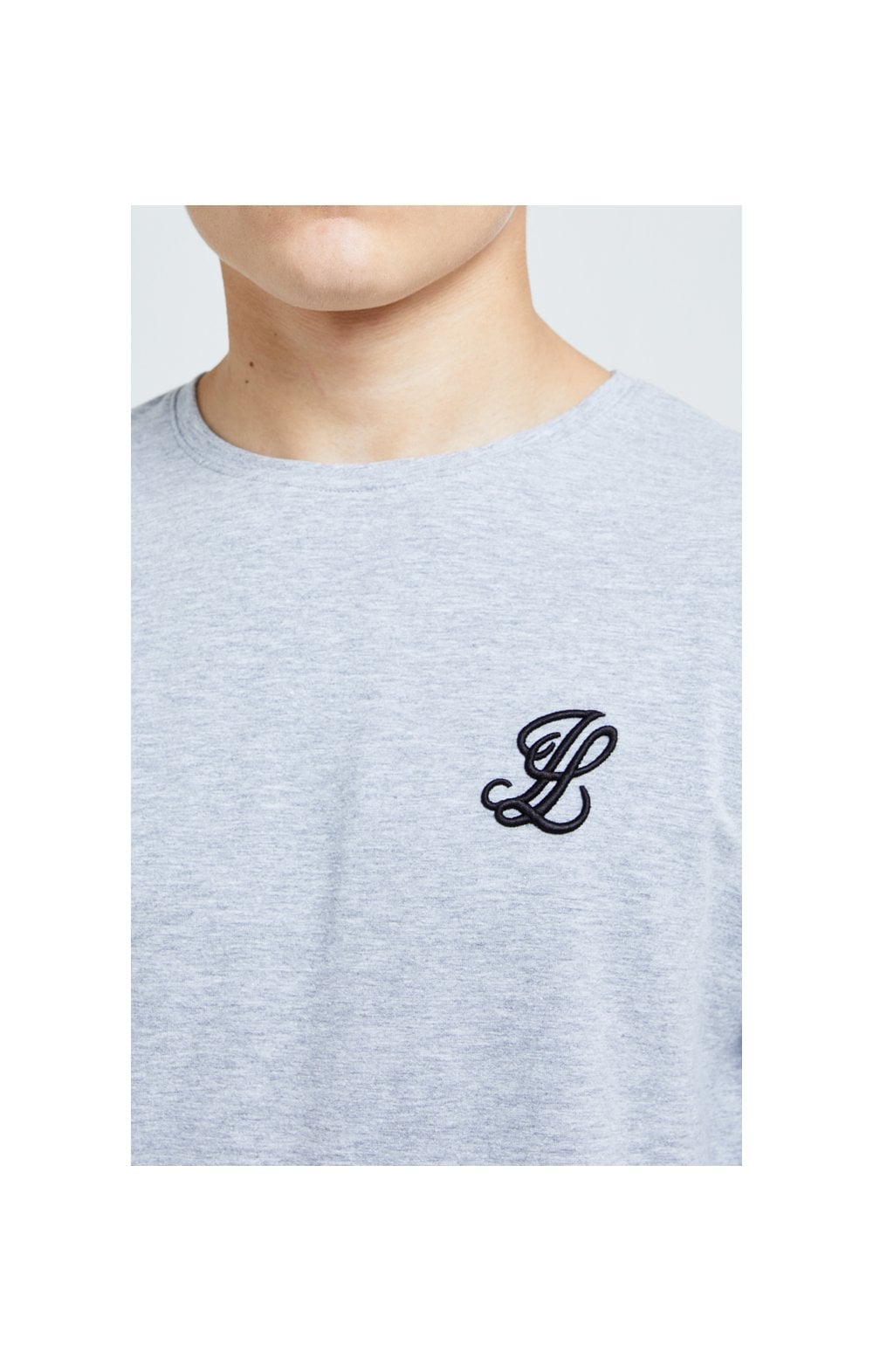 Boys Illusive Grey Marl Essentials Long Sleeve T-Shirt (1)