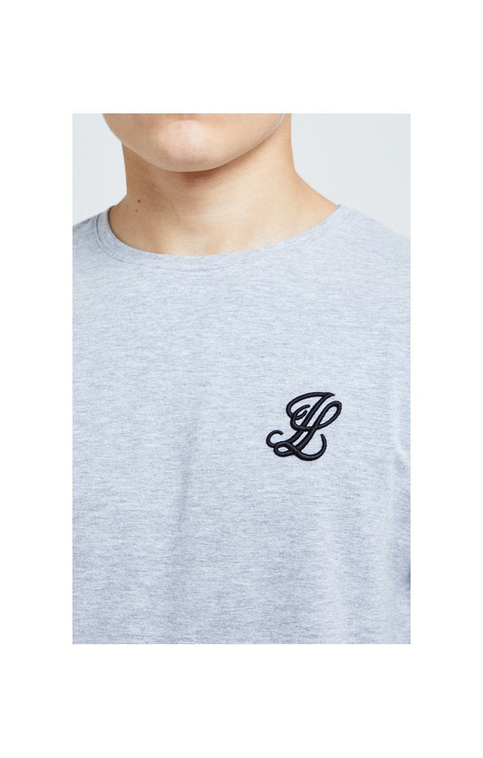 Boys Illusive Grey Marl Essentials Long Sleeve T-Shirt