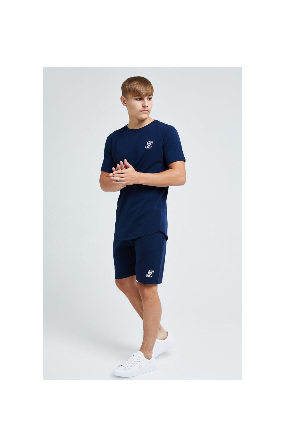 Boys Illusive Navy Essentials T-Shirt (2)