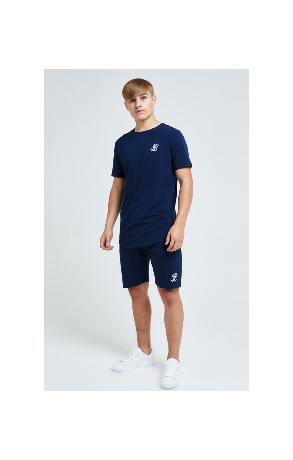 Boys Illusive Navy Essentials T-Shirt (3)