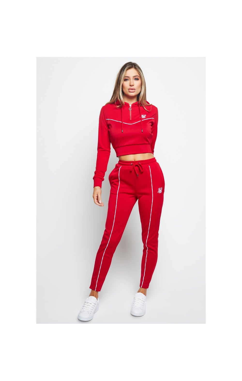 SikSilk Duality Track Pants - Red (6)