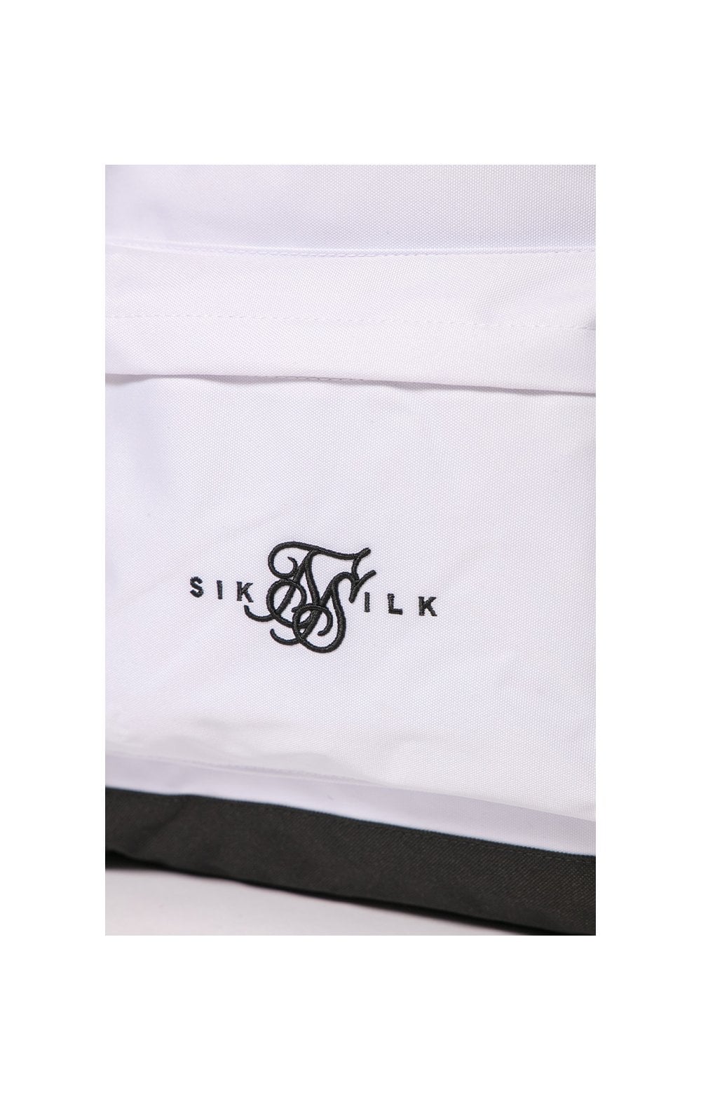 SikSilk Dual Logo Backpack - White &amp; Black (1)