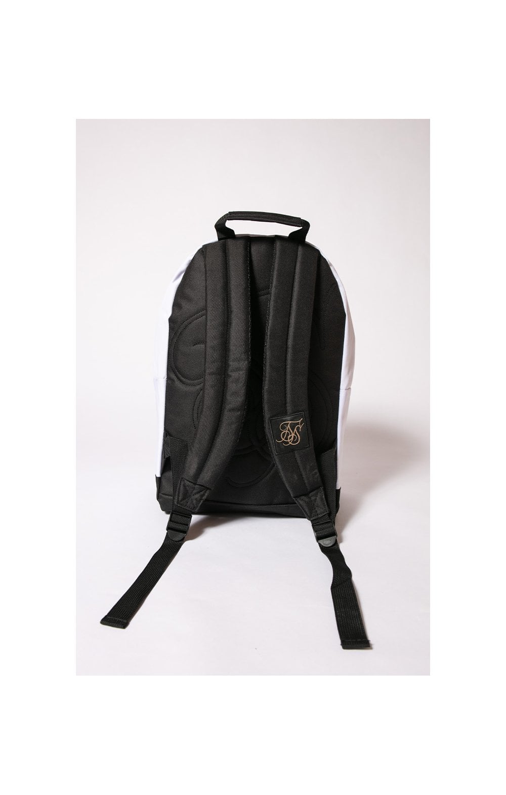SikSilk Dual Logo Backpack - White &amp; Black (3)