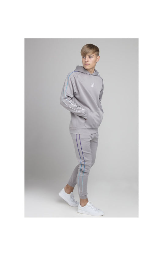 Illusive London Poly Piped Pants - Light Grey