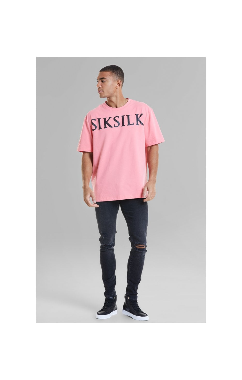 Pink Relaxed Fit T-Shirt (2)