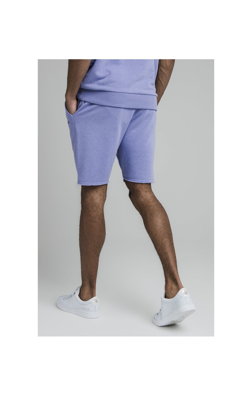Purple Marl Relaxed Crew Short (4)