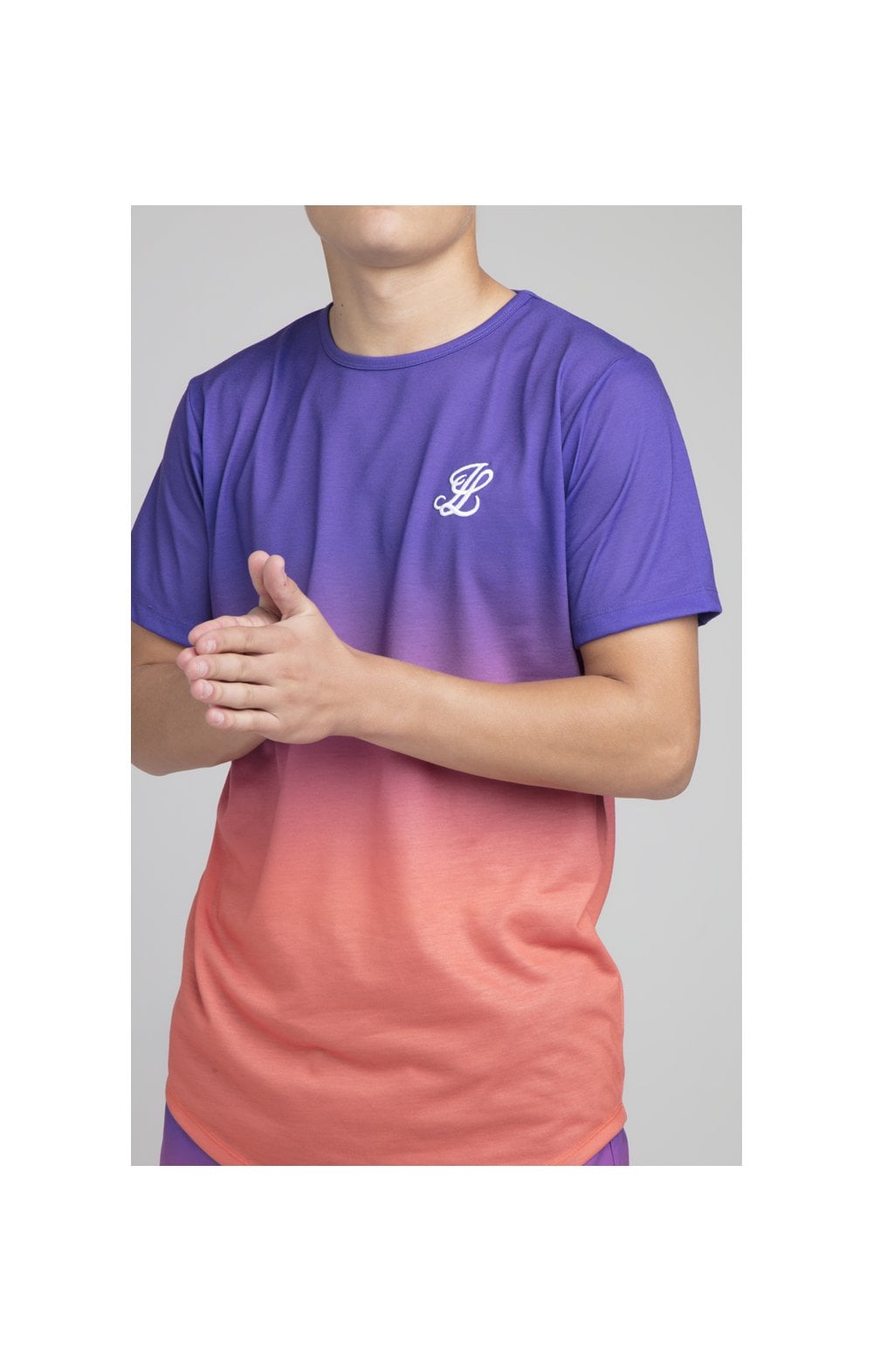 Boys Illusive Purple Fade T-Shirt (1)