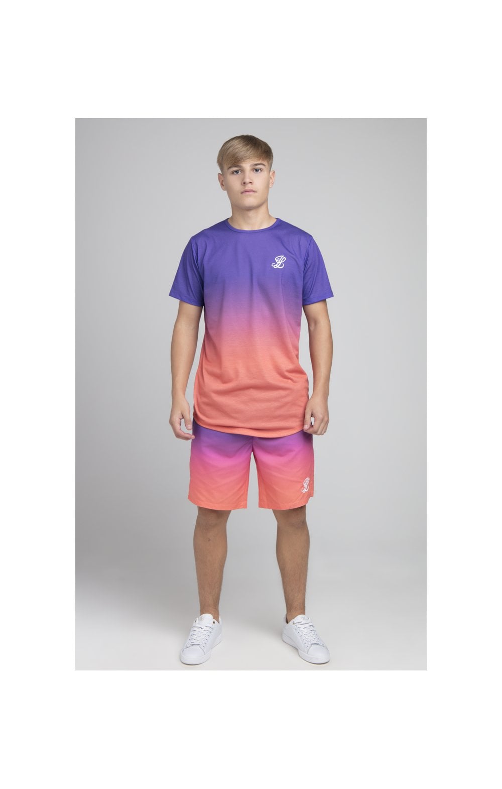 Boys Illusive Purple Fade T-Shirt (2)