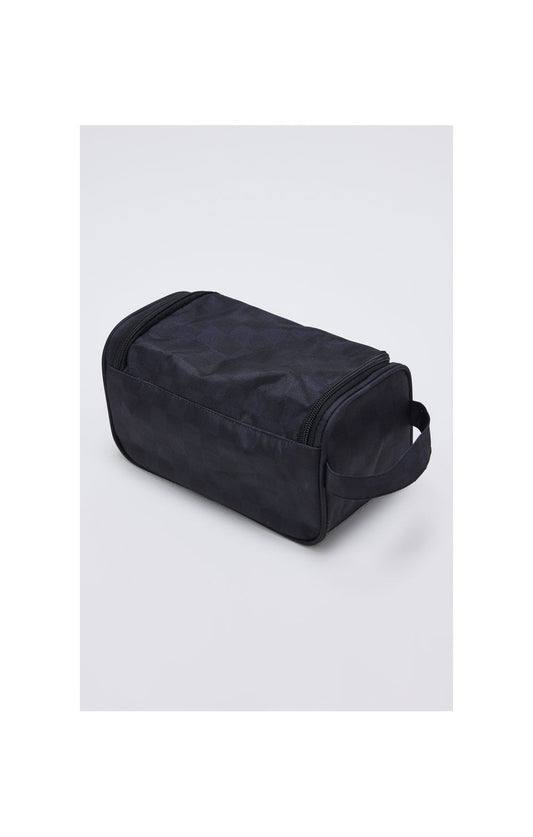 SikSilk Elite Checkered Wash Bag - Black