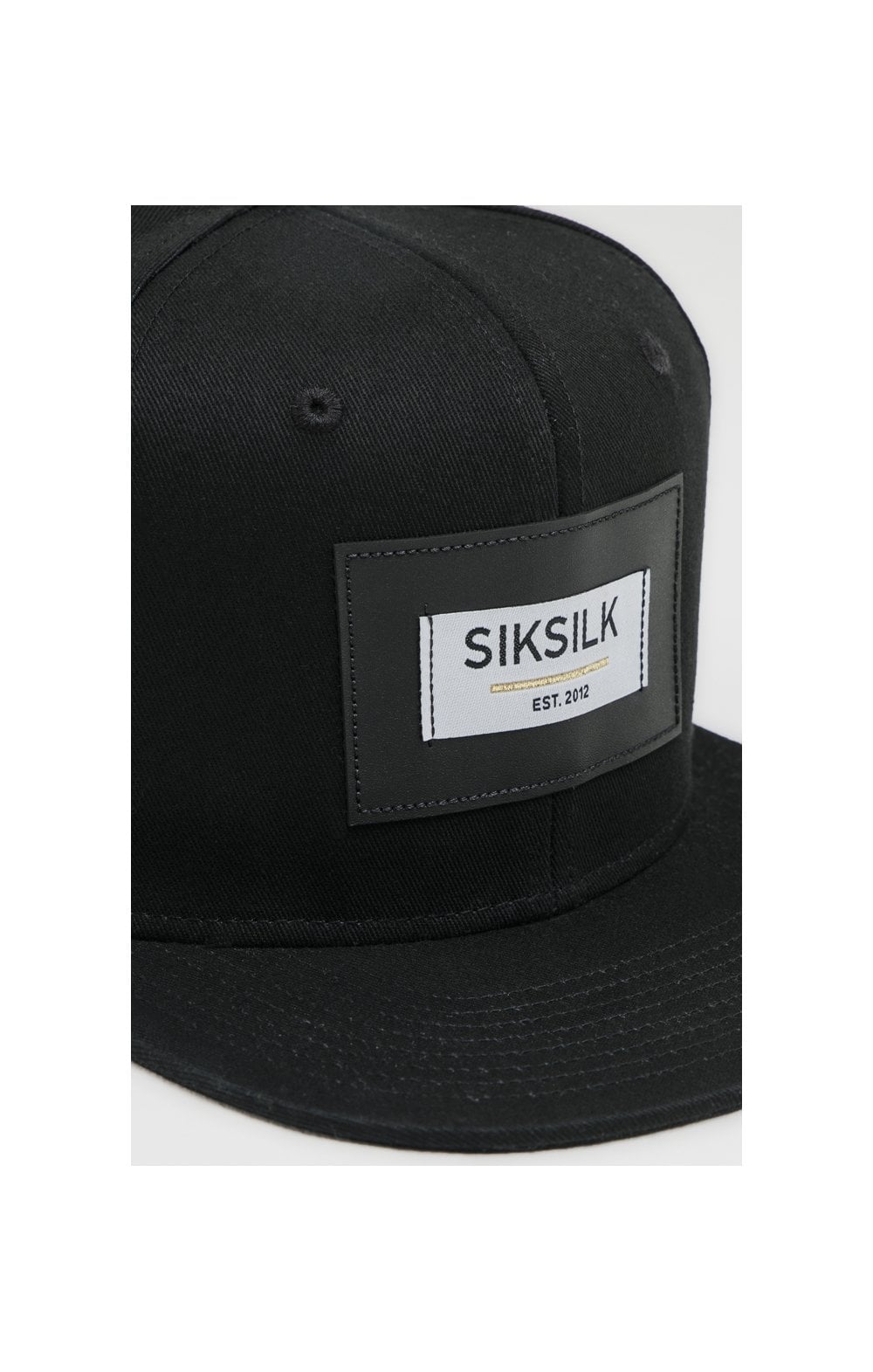 SikSilk PU Patch Snapback - Black (1)