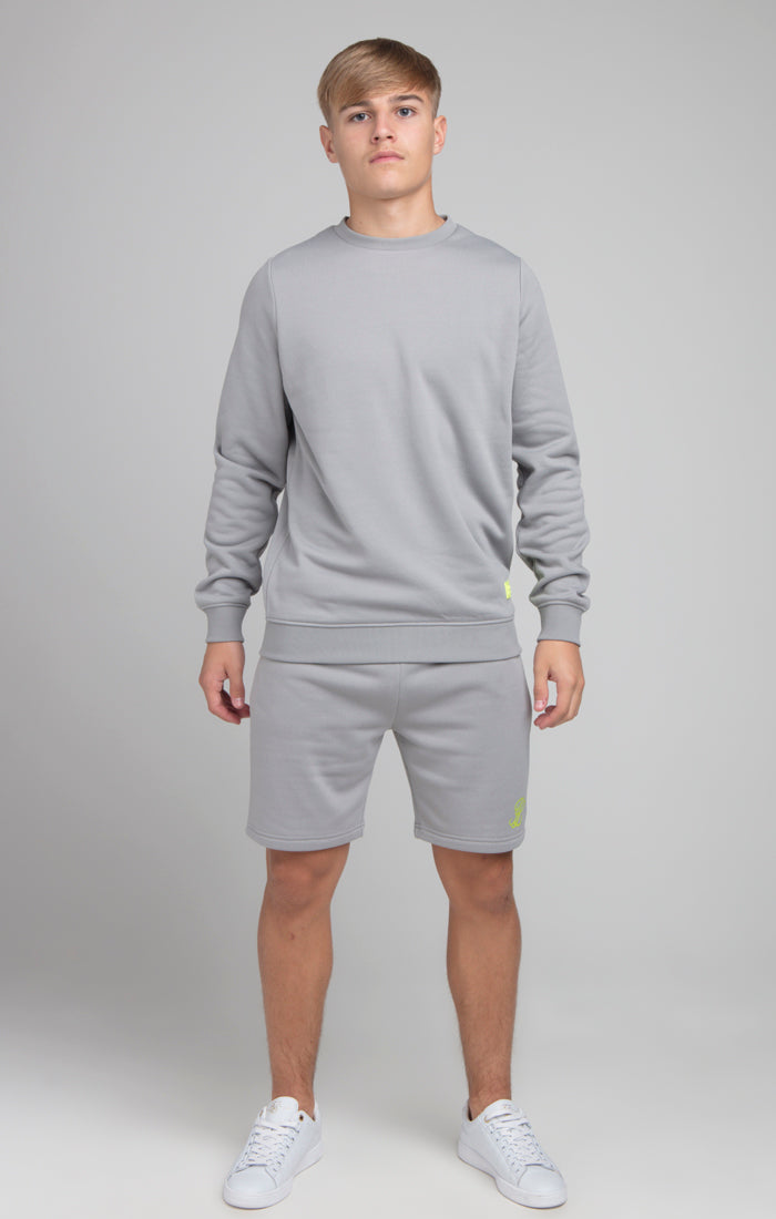 Boys Illusive Grey Crew Sweatshirt (1)