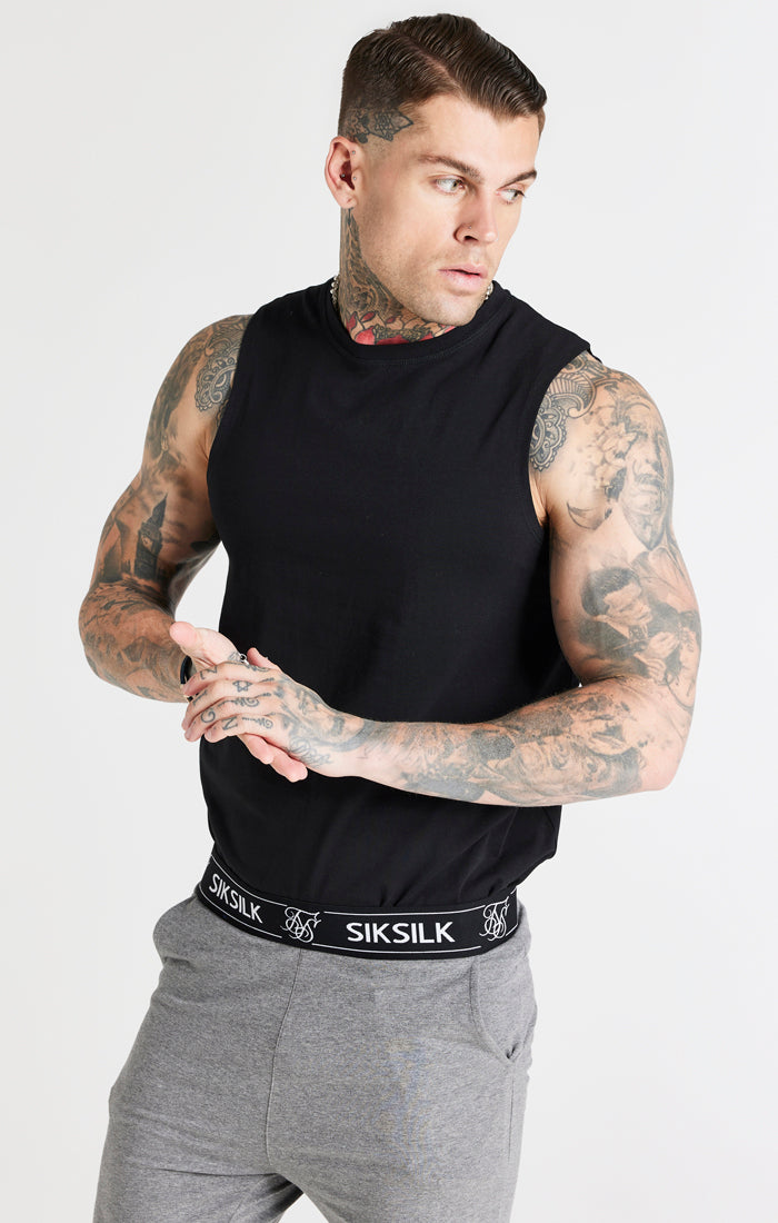 Black And Grey Pack Of 2 Lounge Vest (1)