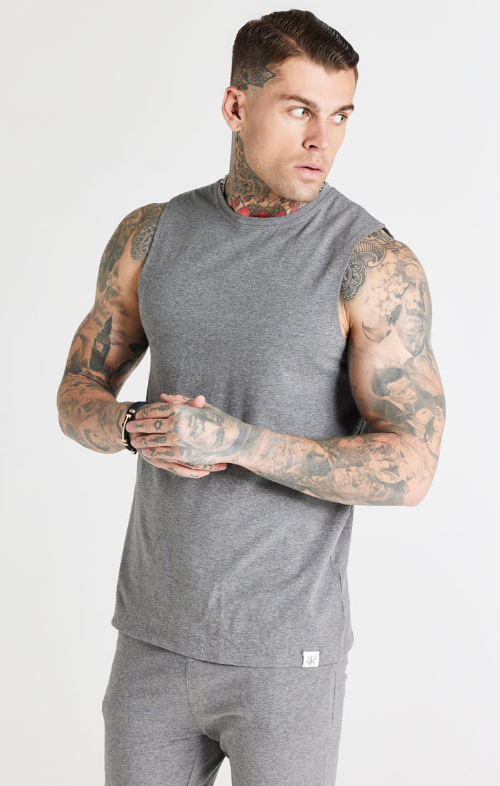 Black And Grey Pack Of 2 Lounge Vest