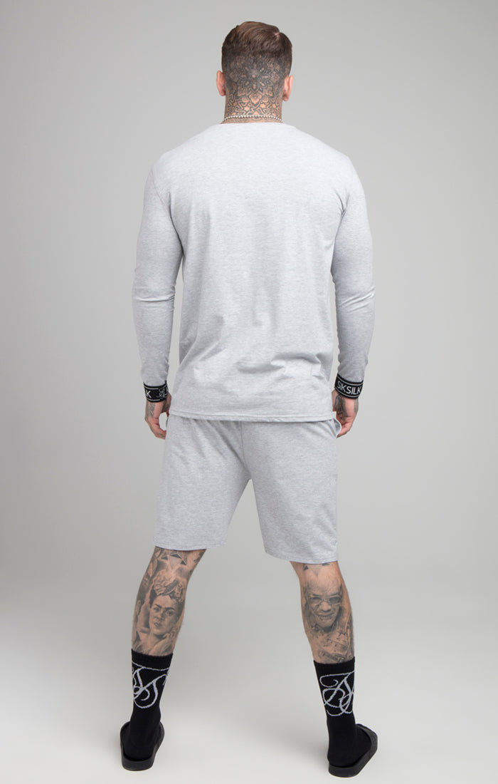 Grey Marl Long Sleeve T-Shirt (2)