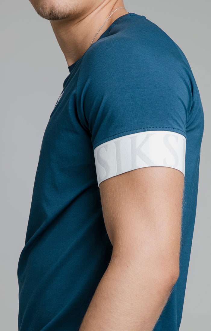 Navy Dynamic Elastic Cuff T-Shirt (1)