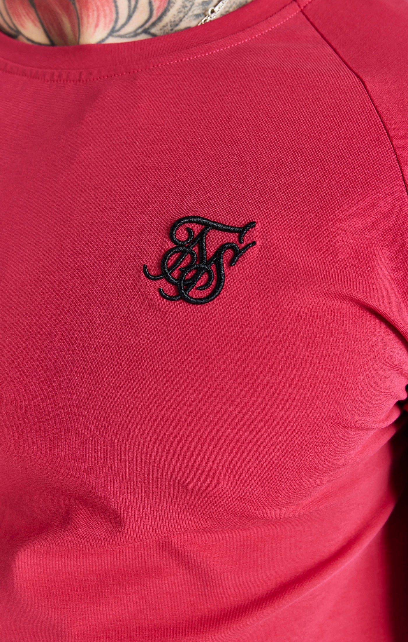 Pink Elastic Cuff T-Shirt (1)