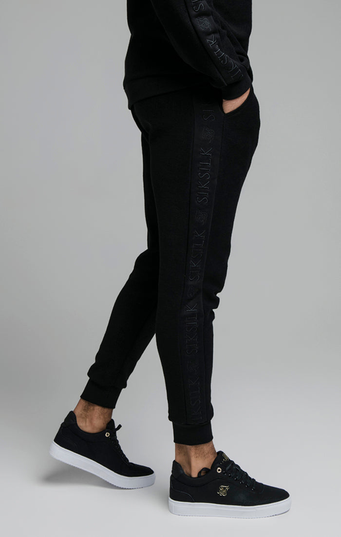 Black Embroidered Jogger (3)