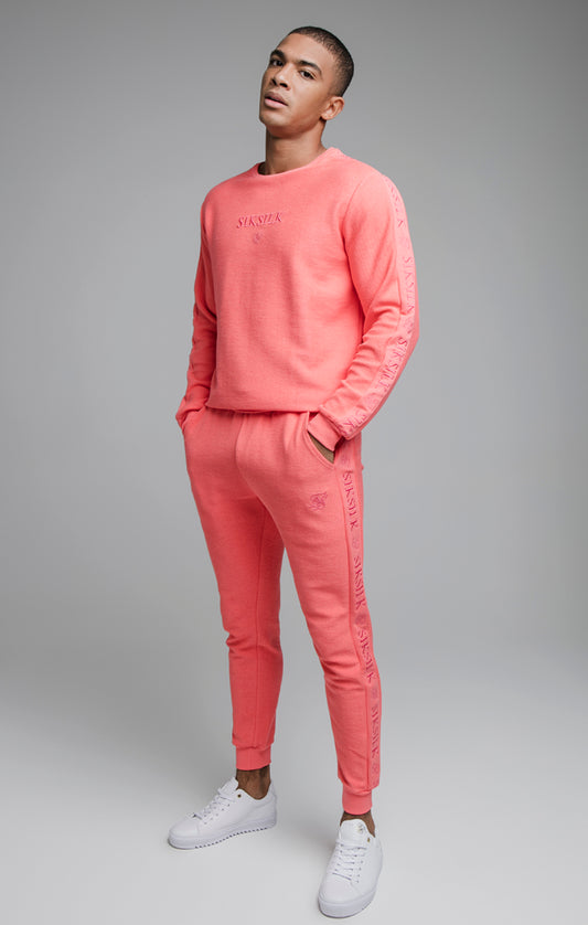 Pink Embroidered Sweatshirt