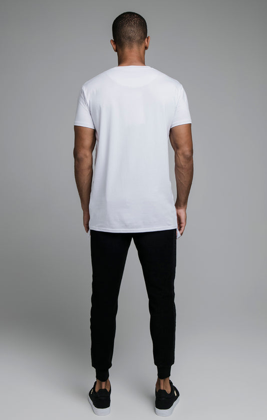 White Tape Muscle Fit T-Shirt