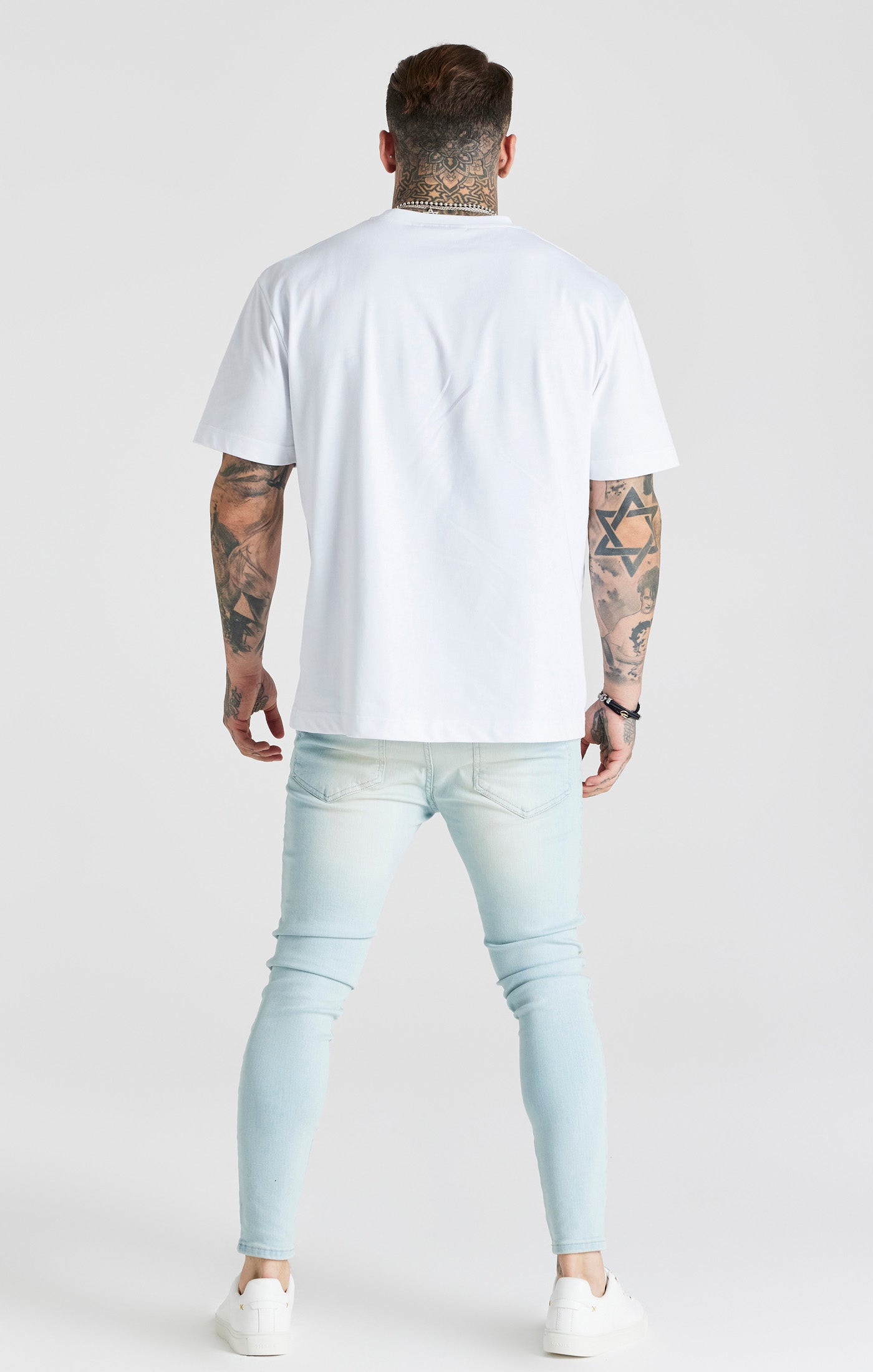Hellblaue Essential Skinny Jeans (4)