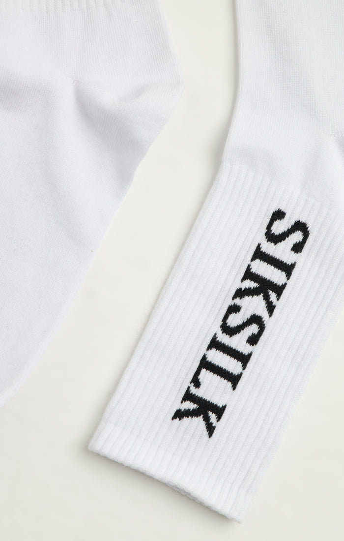 SikSilk Socks (Pack Of 5) - White (1)