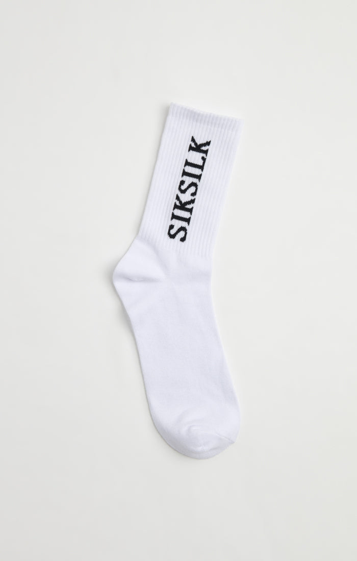 SikSilk Socks (Pack Of 5) - White (2)