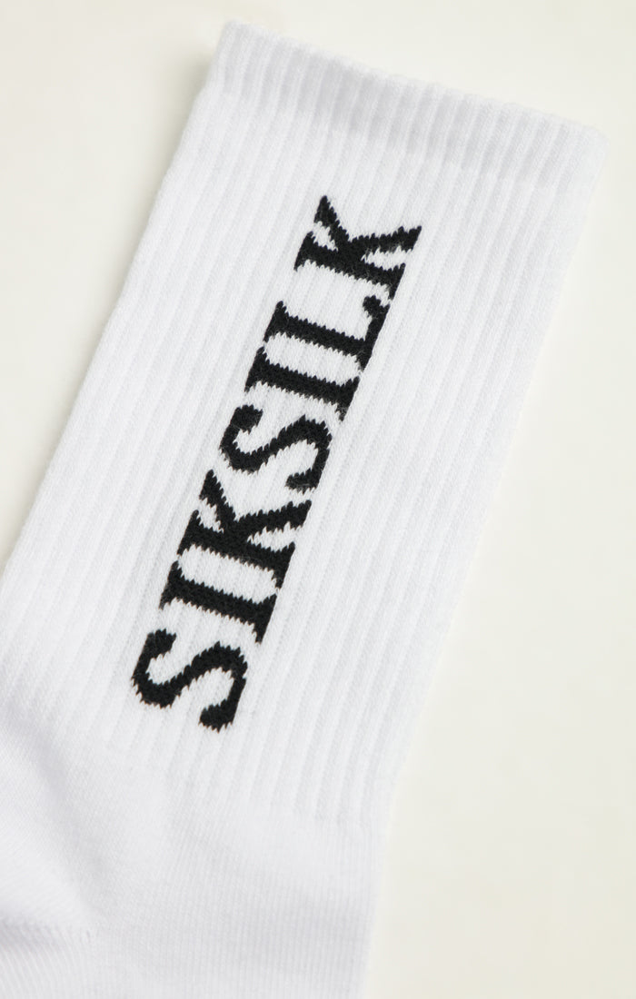 SikSilk Socks (Pack Of 5) - White (3)