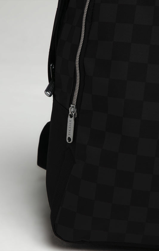 SikSilk Core Check Backpack - Black