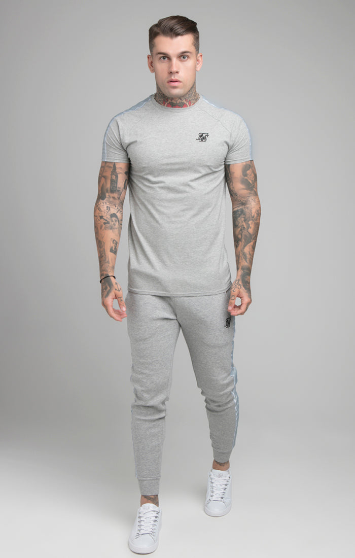 Grey Tape Fitted Jogger (5)