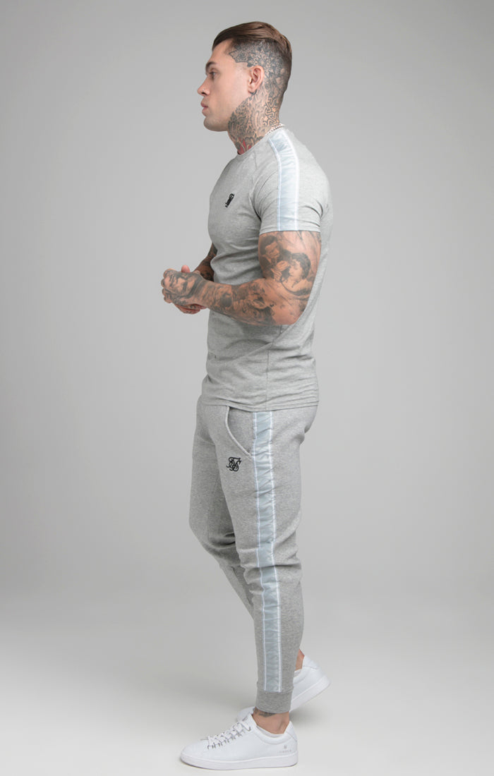 Grey Tape Fitted Jogger (4)