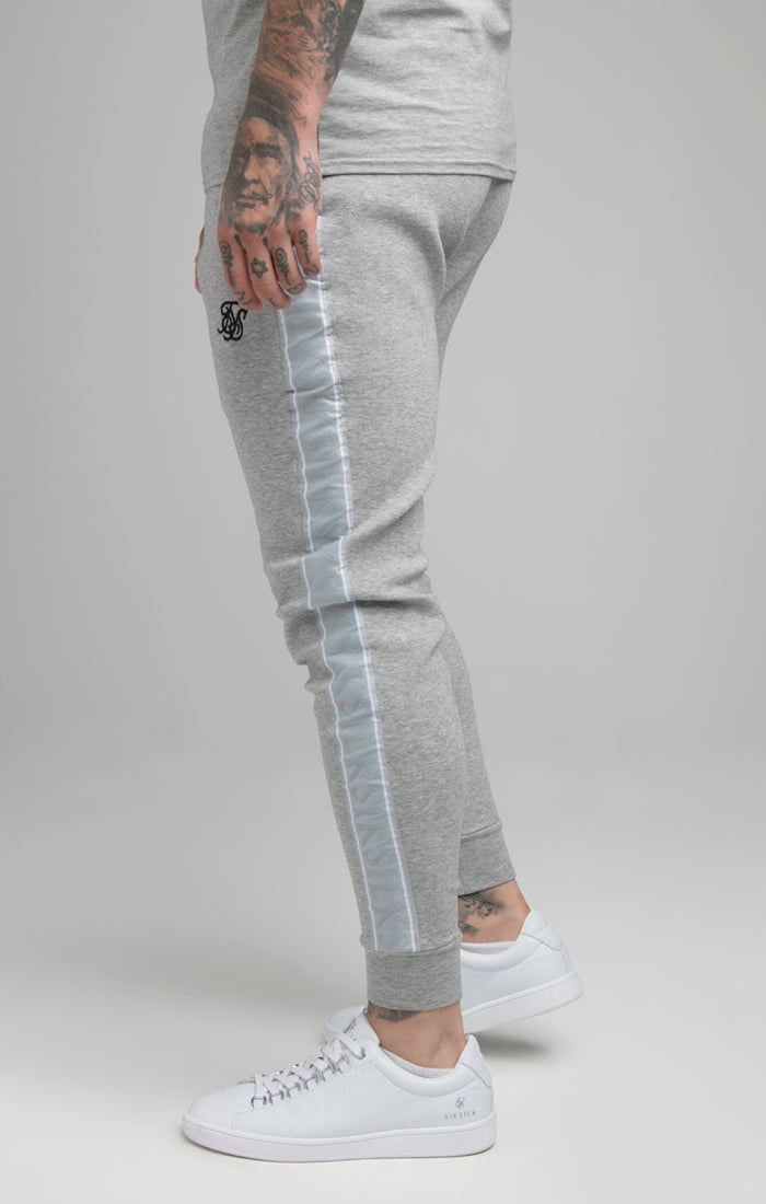 Grey Tape Fitted Jogger (1)