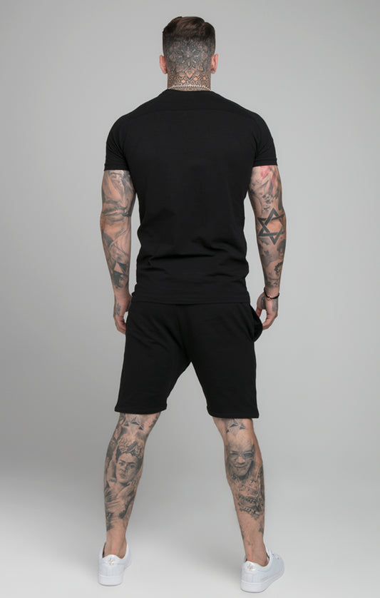 Black Short And T-Shirt Twin Set