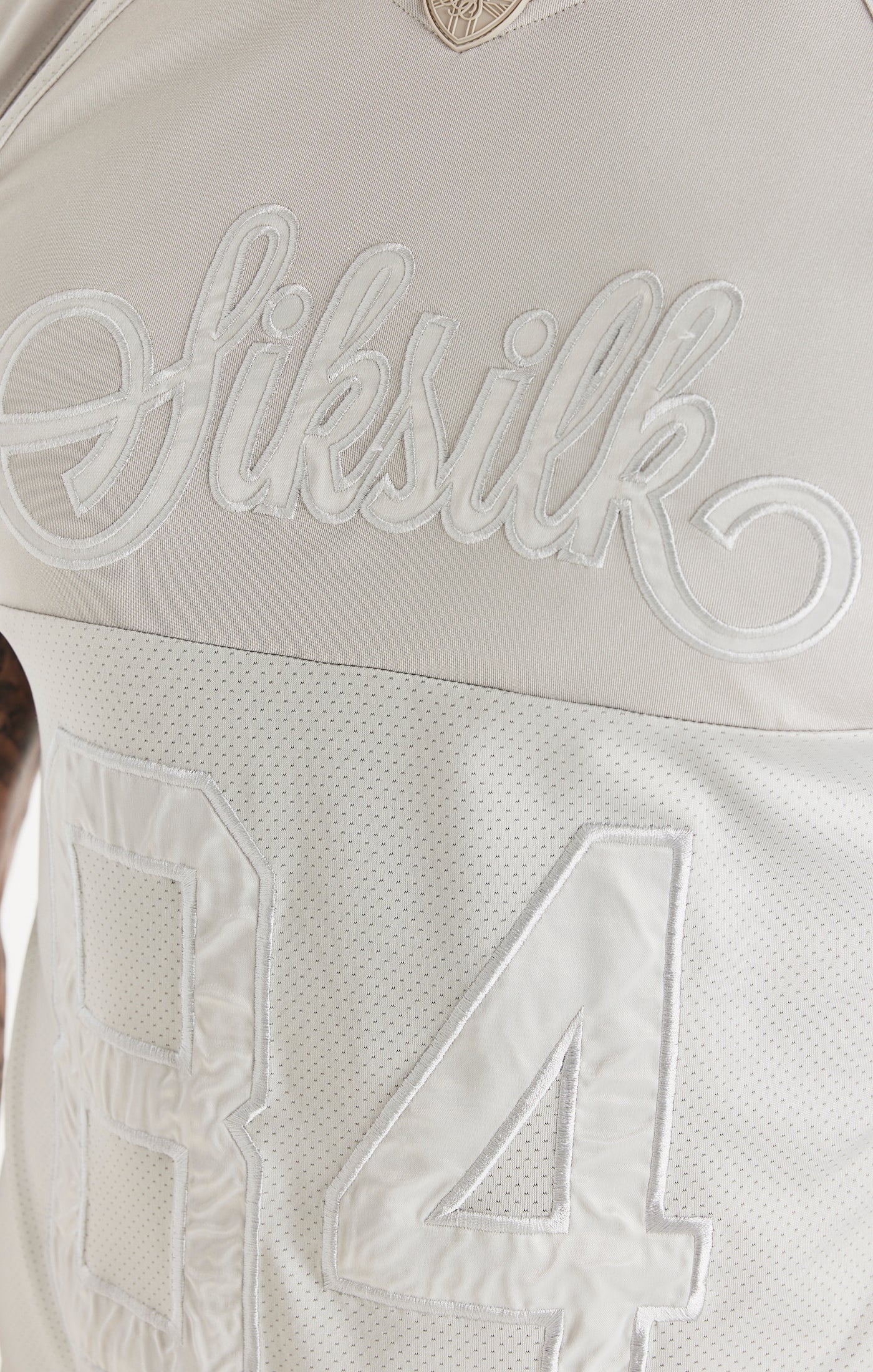 SikSilk Sport-T-Shirt aus Stretch – Grau (1)