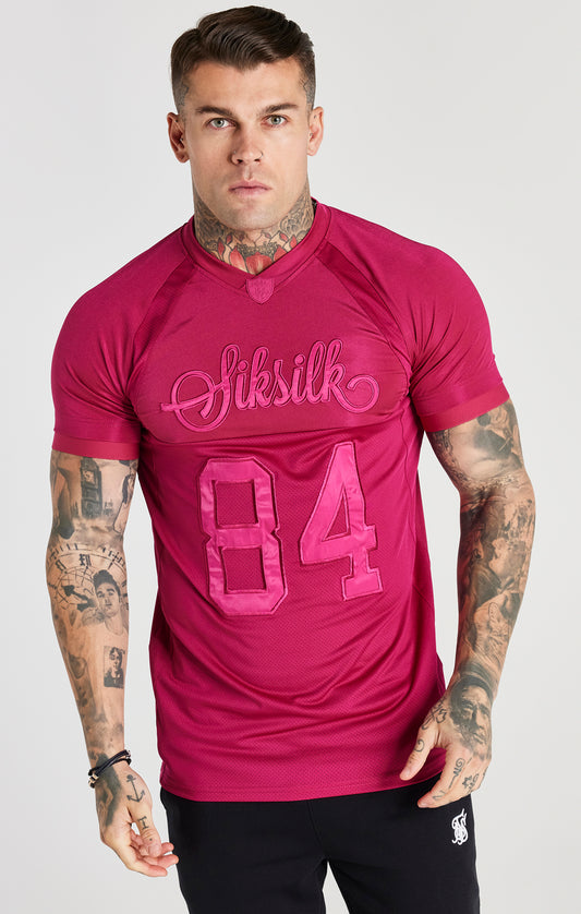 SikSilk Sport-T-Shirt aus Stretch - Rosa
