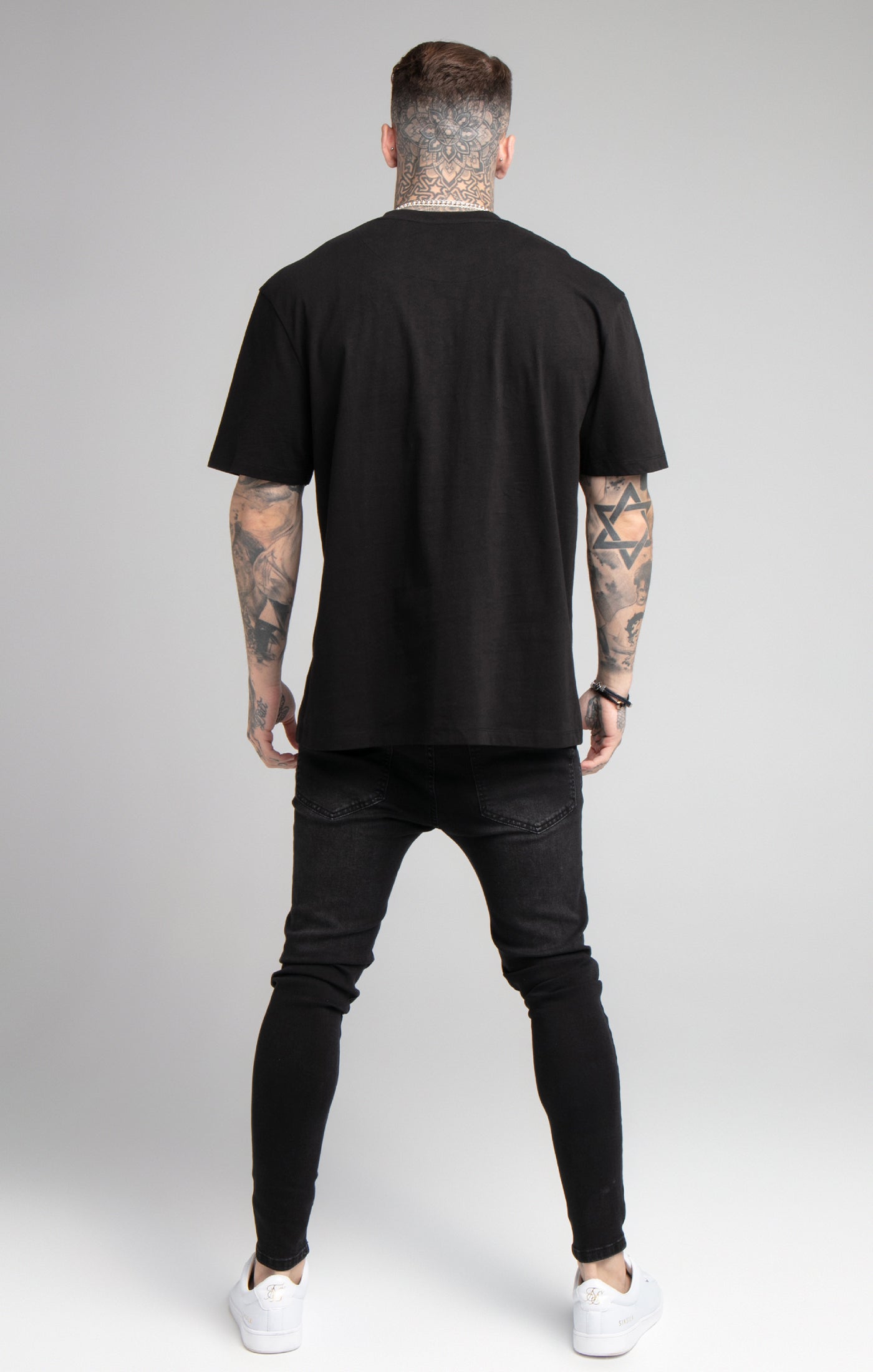 Black Rhinestone Oversized T-Shirt (4)