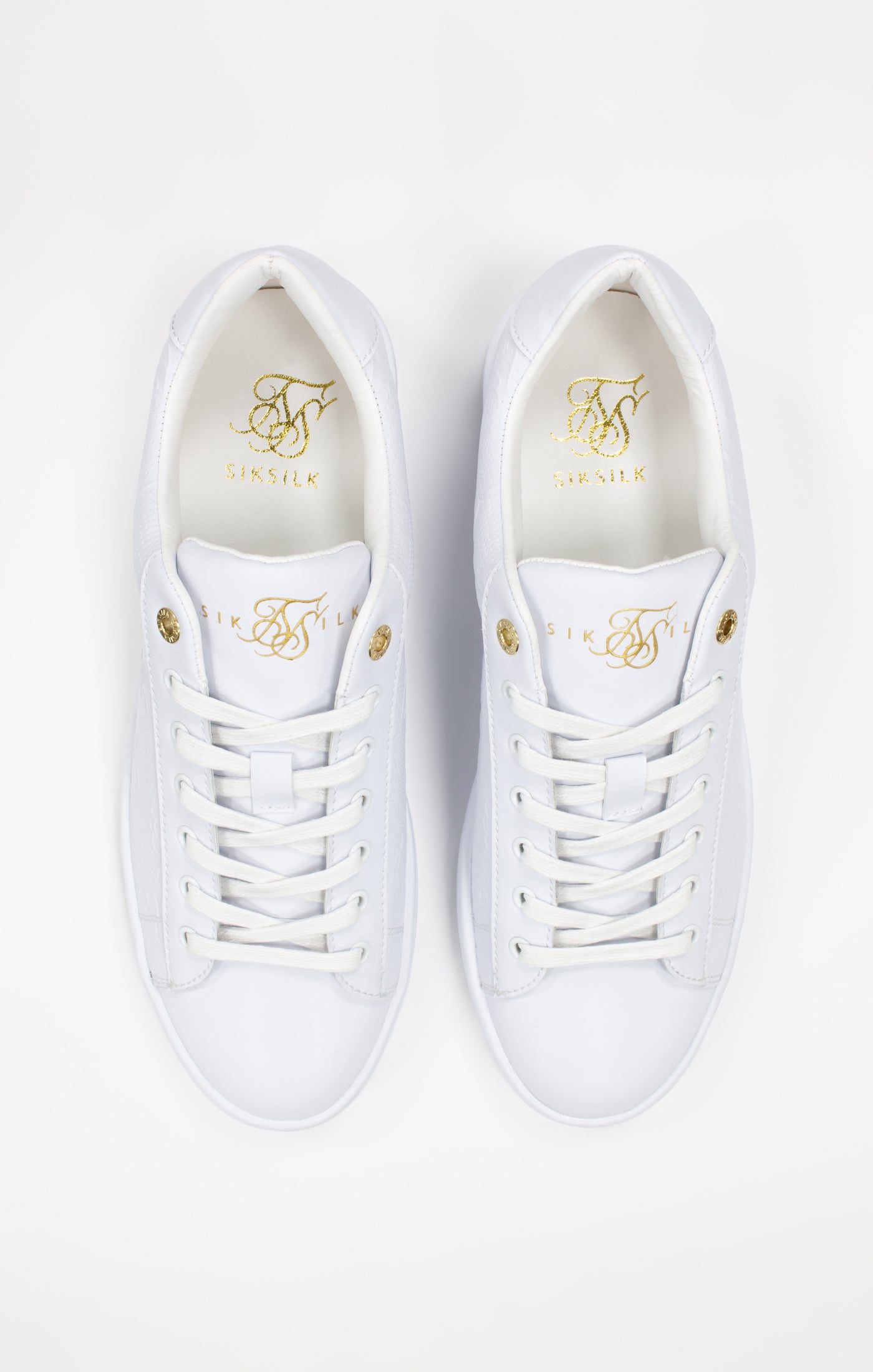 SikSilk Sneaker &#39;Elite&#39; mit Monogramm – Weiß (5)