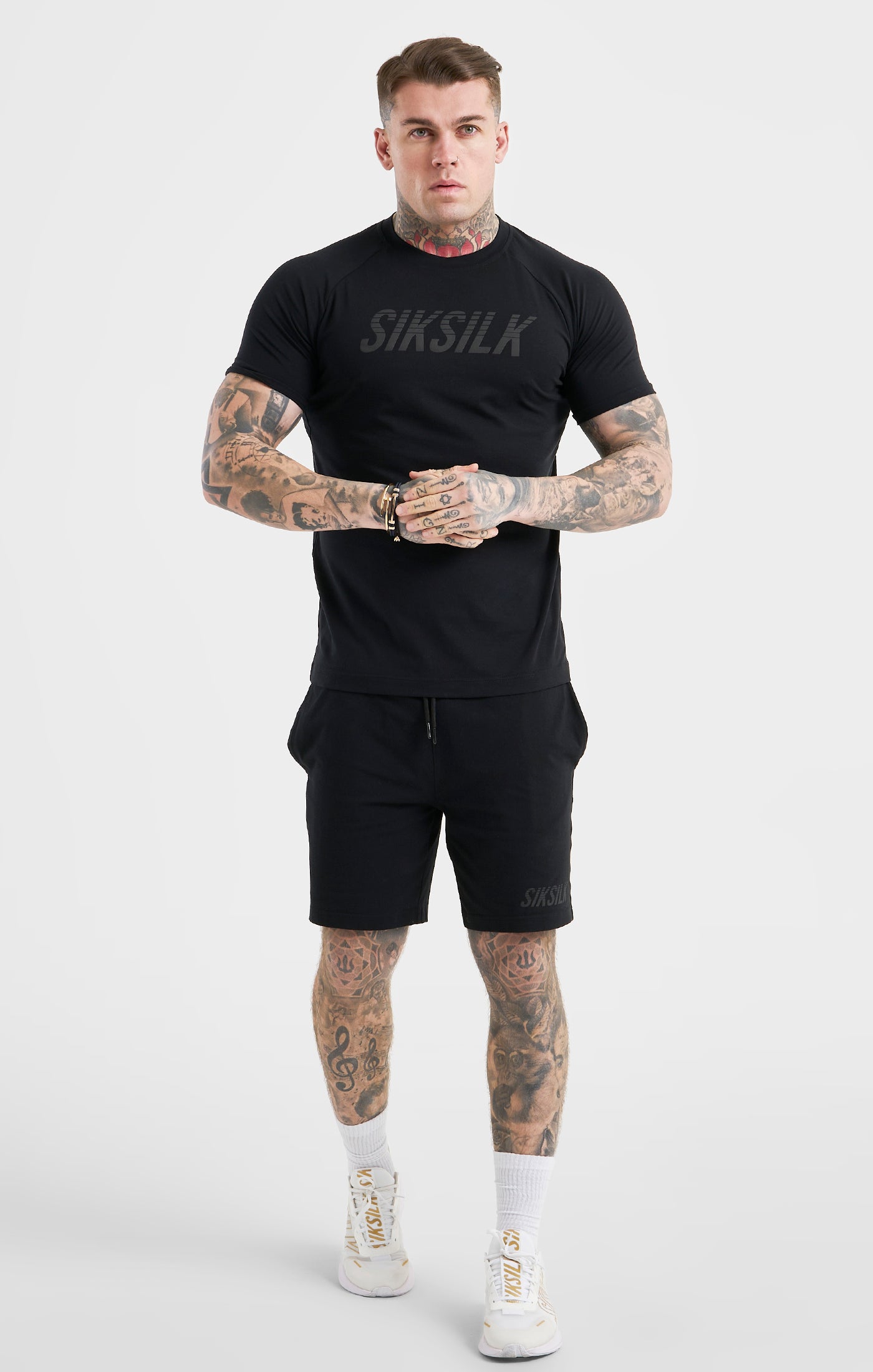 Black Sports Short Sleeve T-Shirt (2)
